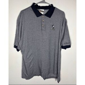 Disney World Mickey Mouse Polo Shirt Mens Large Embroidered Logo